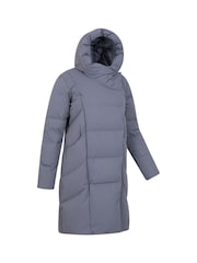 Mountain Warehouse Grey Womens Cosy Wrap II Extreme Water Resistant Down Jacket - Image 1 of 4