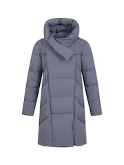 Mountain Warehouse Grey Womens Cosy Wrap II Extreme Water Resistant Down Jacket - Image 3 of 4