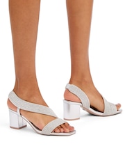 Plateado - Sandalias con tacón Gala de Carvela - Imagen 1 de 5