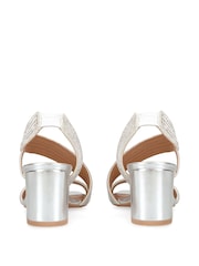 Plateado - Sandalias con tacón Gala de Carvela - Imagen 4 de 5