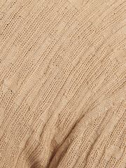 Jigsaw Brown 100% Cotton Collar Knitted Top - Image 6 of 6
