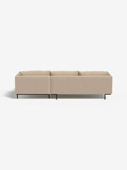 MADE.COM Cotton Weave Oatmeal Harlow Right Hand Facing Corner Sofa - Image 2 of 8