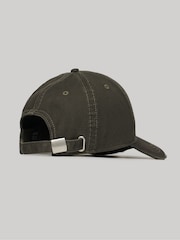 Superdry Black 100% Cotton Graphic Trucker Cap - Image 3 of 4