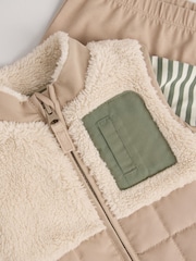 Neutral Gilet and Leggings Baby 3 Piece Set - Image 9 of 12