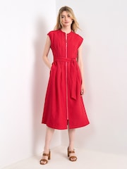 Phase Eight Red Elvira Red Dress - Image 1 of 7