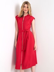 Phase Eight Red Elvira Red Dress - Image 2 of 7