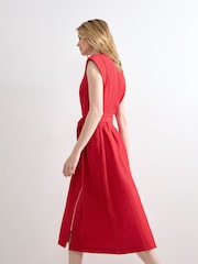 Phase Eight Red Elvira Red Dress - Image 6 of 7