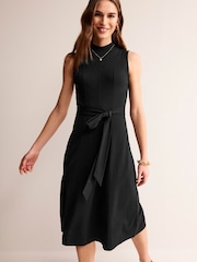 Boden Black Nicola High Neck Ponte Dress - Image 1 of 5