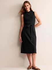 Boden Black Nicola High Neck Ponte Dress - Image 4 of 5