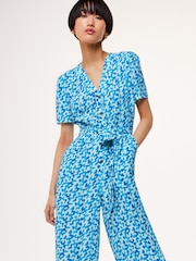 Whistles Blue Hazy Coral Jumpsuit - Image 3 of 5