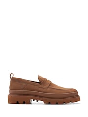 Clarks Brown Nubuck Badell Step Shoes - Image 1 of 7