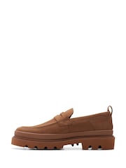 Clarks Brown Nubuck Badell Step Shoes - Image 7 of 7