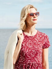 Seasalt Cornwall Red Cloud Forms Sunglasses - Image 2 of 2