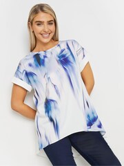 M&Co White Turn Back T-Shirt With Jersey Back - Image 1 of 5
