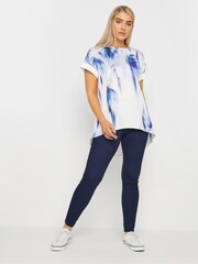 M&Co White Turn Back T-Shirt With Jersey Back - Image 2 of 5