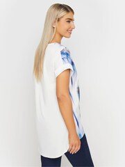 M&Co White Turn Back T-Shirt With Jersey Back - Image 3 of 5