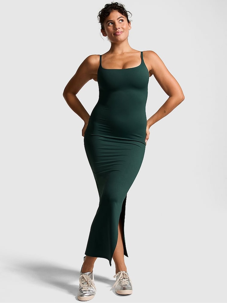 Victoria's Secret PINK Deep Forest Green Relay Maxi Dress - Image 1 of 3