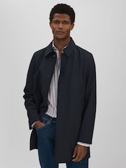 Oscar Jacobson Water-Repellent Single Breasted Car Coat - Image 1 of 6