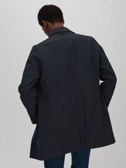 Oscar Jacobson Water-Repellent Single Breasted Car Coat - Image 5 of 6