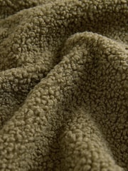 Olive Vihreä - Teddy Teddykangas Cozy Longline Quarter vetoketjullinen fleece - Kuva 7 / 7