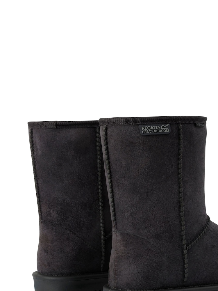 Regatta Black Risley Mid Waterproof Snow Boots - Image 2 of 6