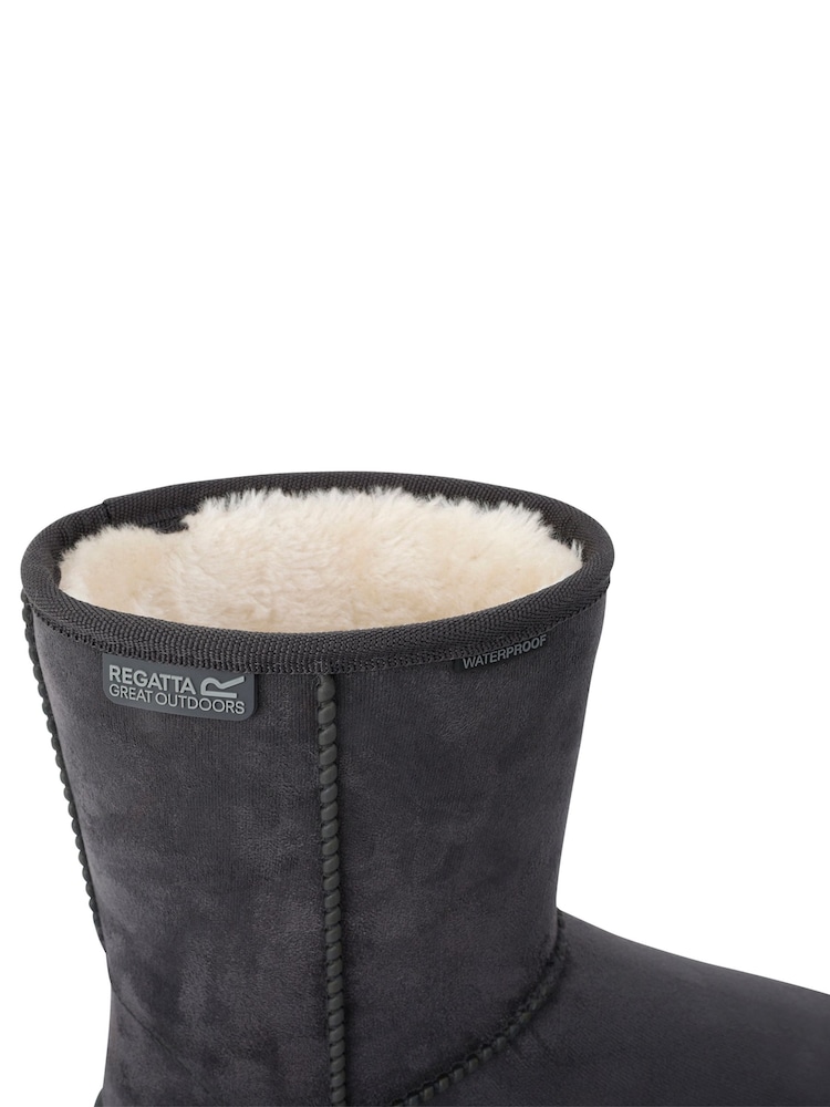 Regatta Black Risley Mid Waterproof Snow Boots - Image 6 of 6