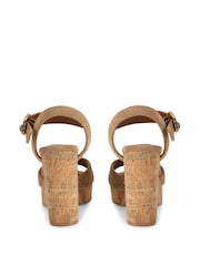 Kurt Geiger London Mayfair Cork Wedge Sandals - Image 3 of 5