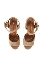 Kurt Geiger London Mayfair Cork Wedge Sandals - Image 5 of 5