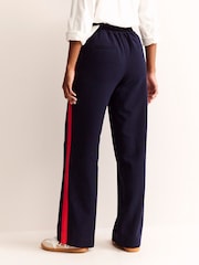 Boden Blue Pull On Side Stripe Trousers - Image 3 of 5