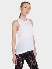 Sweaty Betty White Athlete Seamless Featherweight Workout Tank - Image 3 of 7