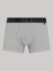 Ted Baker Black Cotton Trunks 3 Pack - Image 4 of 5