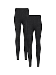 Mountain Warehouse Black Womens Merino Thermal Trousers Multipack - Image 1 of 5