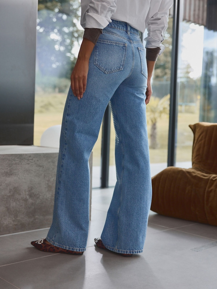 Wet Look Glitter Skinny Jeans Buy Mid Blue Sequin Embellished Wide