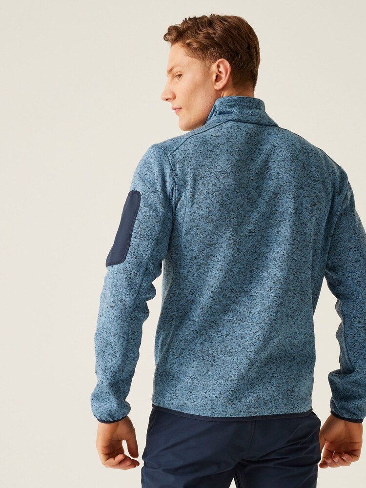 Hellblau - Regatta Newhill Fleecejacke mit Reißverschluss - Bild 2 von 7