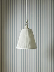 Laura Ashley Cream Ellis Pendant Ceiling Light - Image 2 of 6