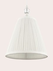 Laura Ashley Cream Ellis Pendant Ceiling Light - Image 3 of 6