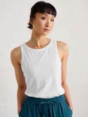 Seasalt Cornwall White Wild Plain Vest - Image 1 of 5