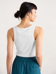 Seasalt Cornwall White Wild Plain Vest - Image 2 of 5