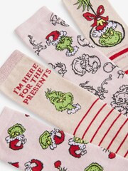 The Grinch Christmas Ankle Socks 4 Pack - Image 7 of 7