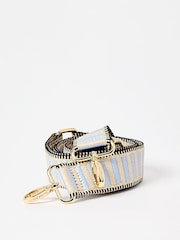 Oliver Bonas Blue Ladder Cross-Body Replacement Bag Strap - Image 1 of 3