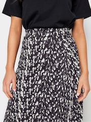 PixieGirl Petite Black Abstract Spot Print Maxi Skirt - Image 4 of 5
