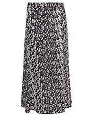 PixieGirl Petite Black Abstract Spot Print Maxi Skirt - Image 5 of 5