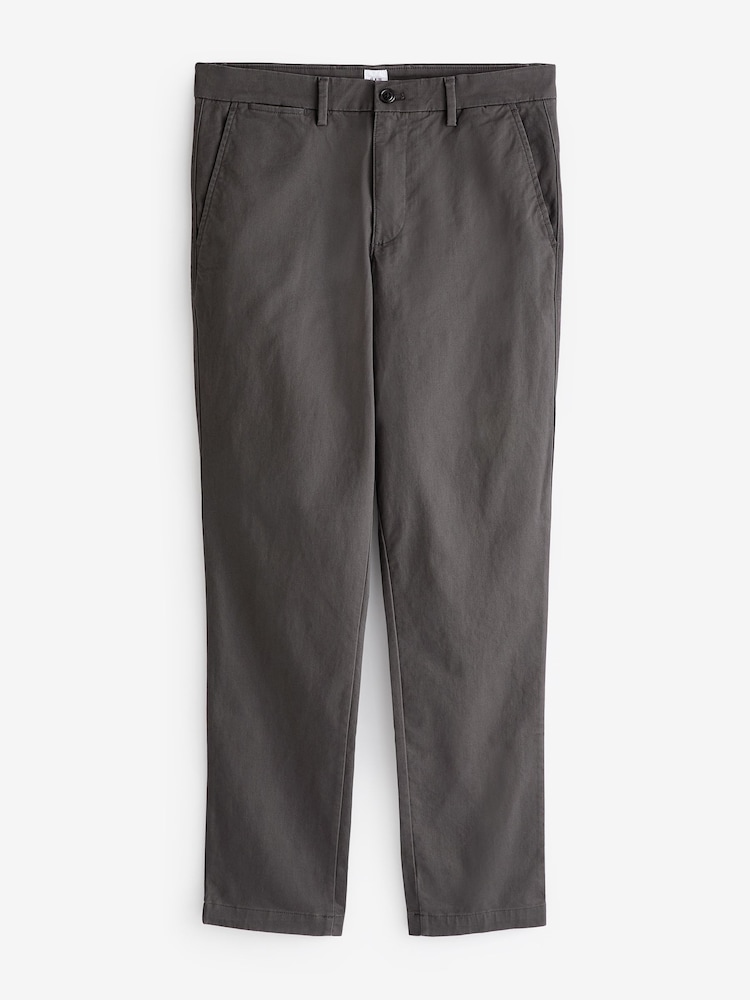 Gris foncé - Slim Fit (Slim Fit) - Gap Pantalon chino Extensible Essentiel - Image 3 of 7