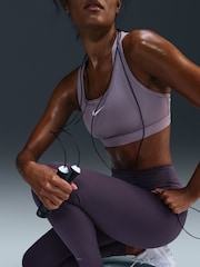Nike Dark Purple One High Rise Leggings - Image 4 of 5