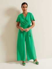 Phase Eight Green Petite Petite Julissa Jumpsuit - Image 1 of 6