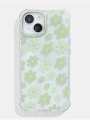 Skinnydip Sage Warped Flower London 15 Pro Case - Image 1 of 4