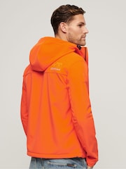 Superdry Orange Hooded Soft Shell Trekker Jacket - Image 2 of 7