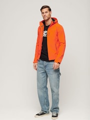 Superdry Orange Hooded Soft Shell Trekker Jacket - Image 3 of 7