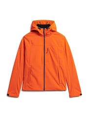 Superdry Orange Hooded Soft Shell Trekker Jacket - Image 5 of 7