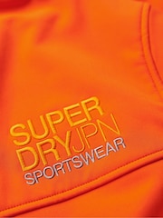 Superdry Orange Hooded Soft Shell Trekker Jacket - Image 7 of 7